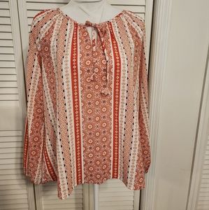 Sanctuary Bohemian Style Polyester Blouse, Ladies Size Medium